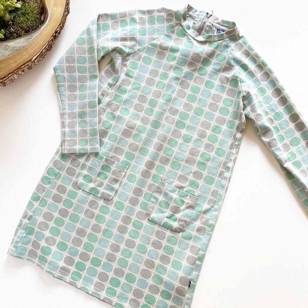 Toobydoo New York Retro Mod Print Dress • Size 8